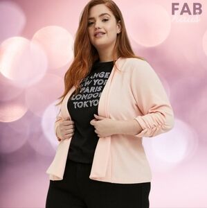 Torrid | Knit Crepe Drape Blazer